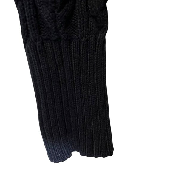 Polo Jeans 1967 Ralph Lauren Women's XS Vintage V Neck Cable Knit Hooded Sweater - Picture 10 of 10